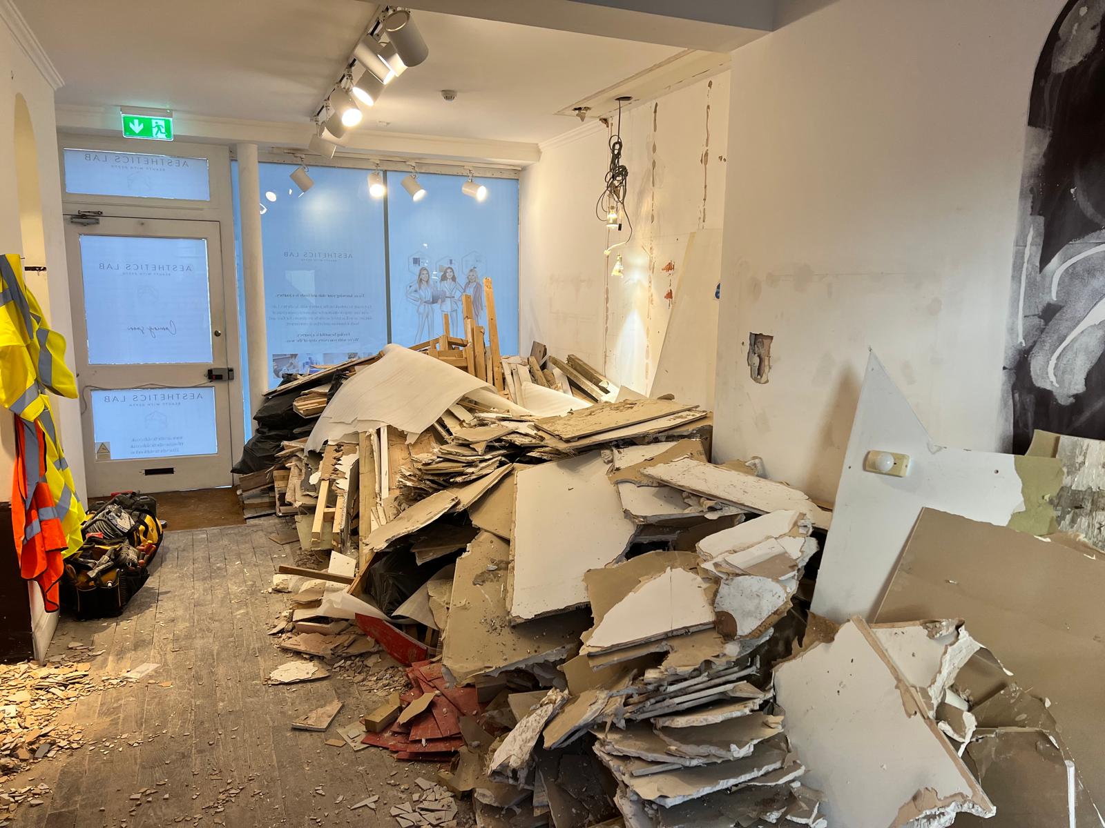 Belgravia clinic refurbishment during works by J&H Spaces