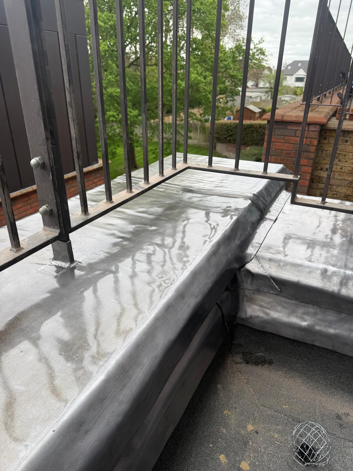 North West London balcony waterproofing and leadwork by J&H Spaces