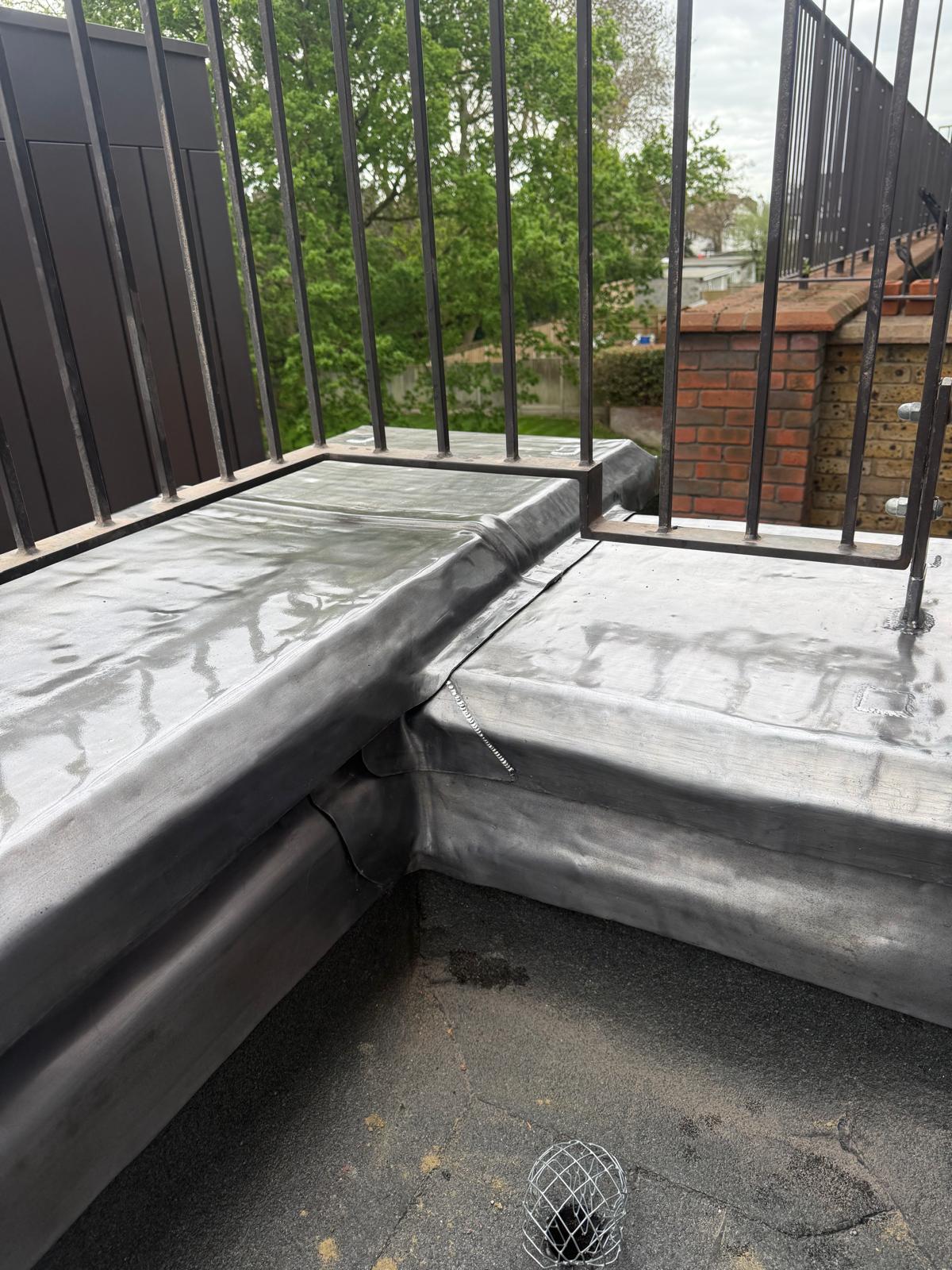North West London balcony waterproofing and leadwork by J&H Spaces