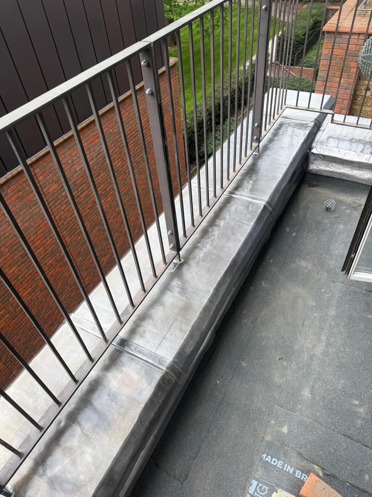 North West London balcony waterproofing and leadwork by J&H Spaces