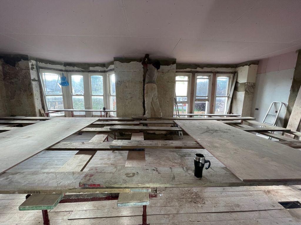 South London renovation work in progress by J&H Spaces