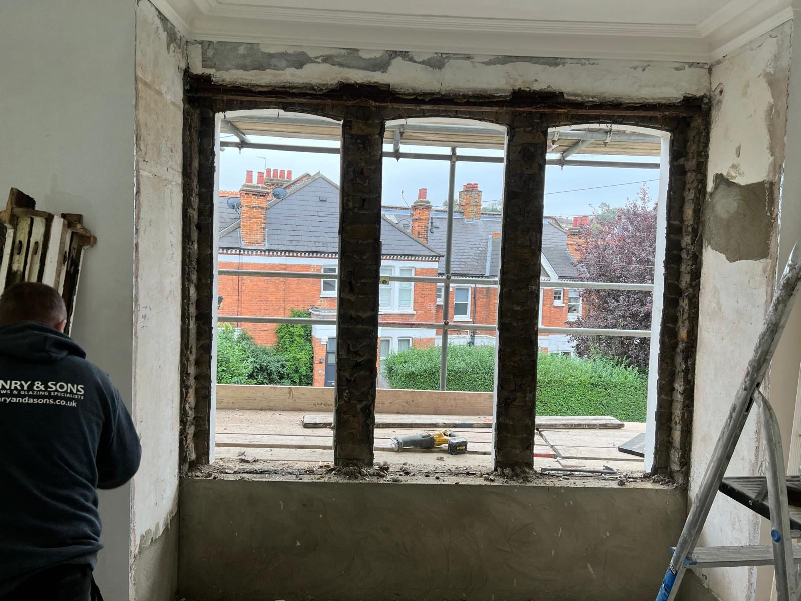 South London renovation work in progress by J&H Spaces