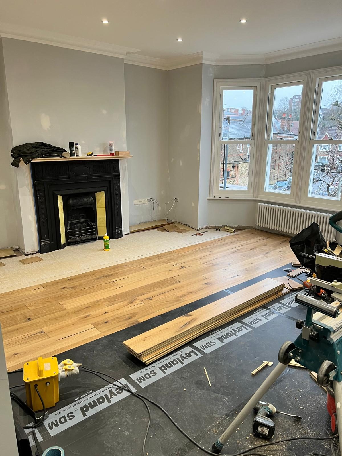 South London renovation work in progress by J&H Spaces