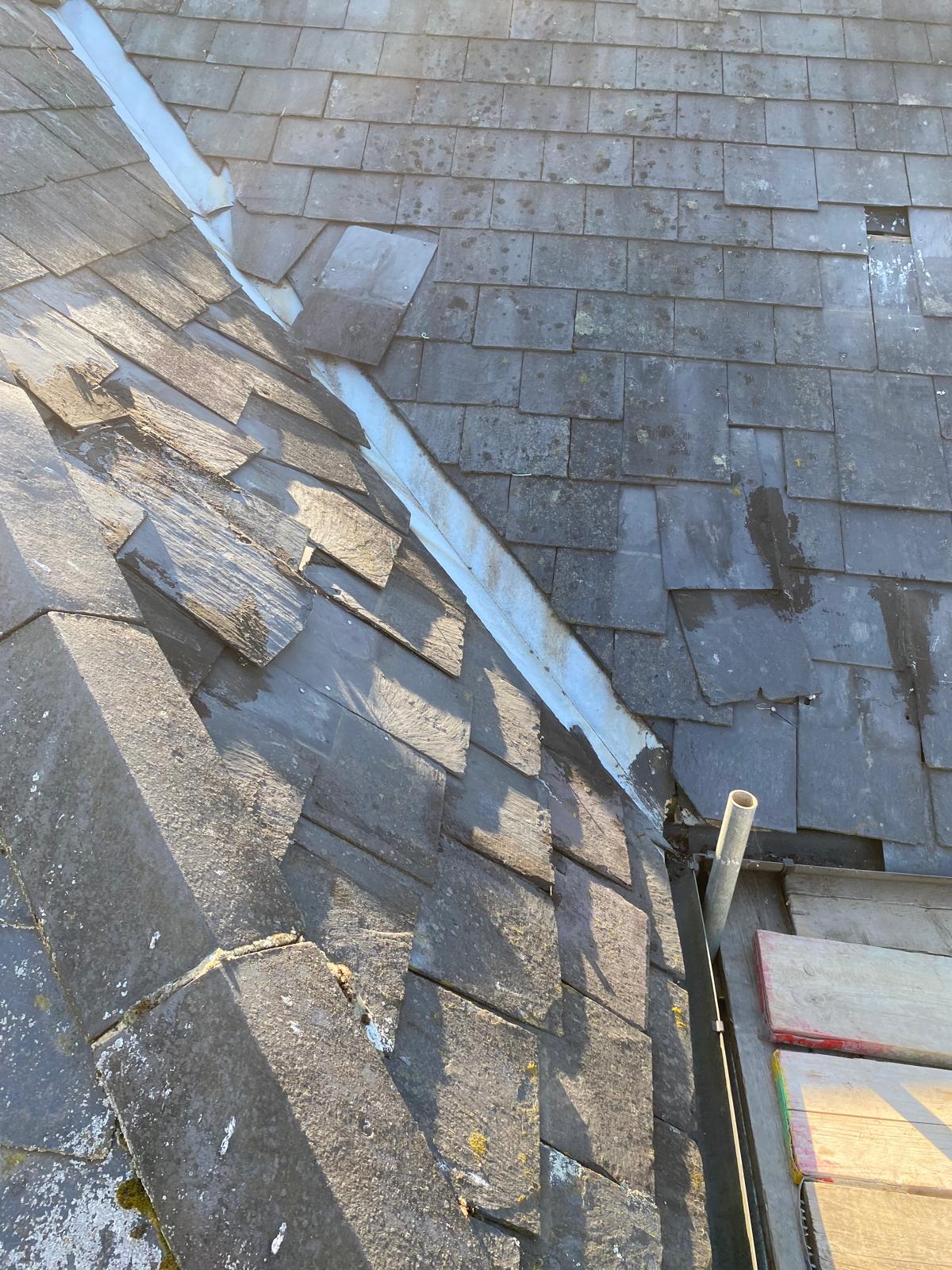 South London slate roof repair by J&H Spaces