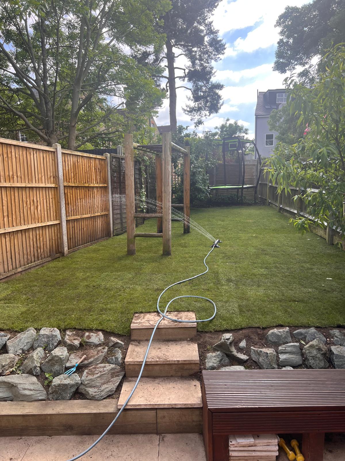 Garden and Lawn Transformations in South London by J&H Spaces